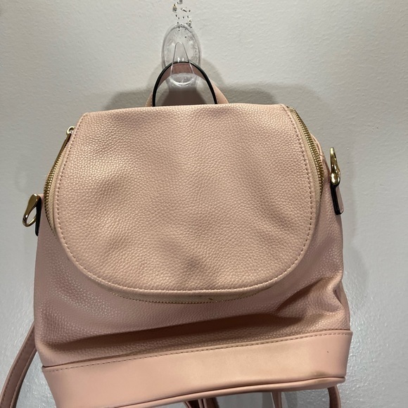 A New Day Women’s Light Pink Faux Leather Mini Backpack - Picture 5 of 13